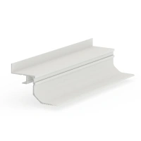 Профиль алюминиевый теневой с подсветкой Laconistiq Multilevel Landi Max Белый RAL 9016 26-22-300 матовый 3000×87×55,7