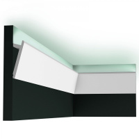 SX179 Плинтус-молдинг для скрытого освещения Orac Decor из дюрополимера