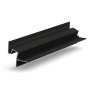 Профиль алюминиевый теневой с подсветкой Laconistiq Gips Черный муар RAL 9005 51-31-300 3000×43,8×44,1