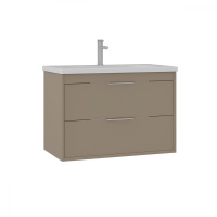 Тумба с раковиной ORKA Clay 80 подвесная, Sahra