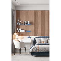 Стеновая панель из дюрополимера HIWOOD LV124 BR416 - 3D Панель