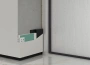 Профиль алюминиевый теневой Laconistiq Micro Серебряный муар RAL 9006 24-33-300 3000×96,5×15,7