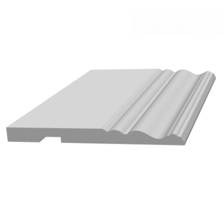 Плинтус напольный из ЛДФ Ultrawood арт. Base 5074 i (2000 x 184 x 15 мм.)