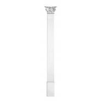 Комплект DK-82220-SET1: пилястра DK-82220, капитель DK-82221, основание DK-82222
