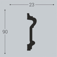 Наличник из XPS Polymer Н1 90-23 Bello Deco