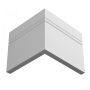 Плинтус напольный из ЛДФ Ultrawood  Base 5901 (2440 x 150 x 15 мм.)