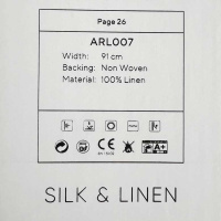 Обои Decaro Wallcoverings Pure Silk&Linen ARL007