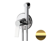 Гигиенический душ со смесителем Remer Slash SL65WBG, золото брашированное SL65WBG