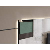 Теневая рейка LACONISTIQ Multilevel CLASSIC NEW (разноуровневая) Белый матовый RAL9016 (46.5*28.7*3000мм.) под подсветку