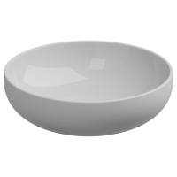 Раковина накладная биколор 45 см GSG Ceramic Design Easy EALAVRO45BI000/001, White/White Matt EALAVRO45BI000/001