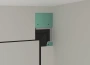 Профиль алюминиевый теневой Laconistiq Micro Серебряный муар RAL 9006 24-33-300 3000×96,5×15,7