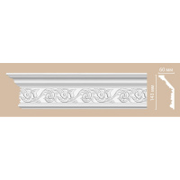 Плинтус потолочный с рисунком DECOMASTER DT-303 (143*60*2400мм)
