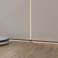 Профиль алюминиевый теневой с подсветкой Laconistiq Light Черный 23-11-300 3000×45,7×15,45
