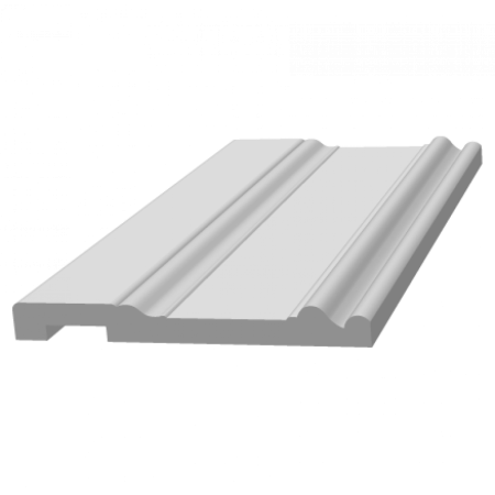 Плинтус напольный из ЛДФ Ultrawood  Base 0002 (2440 x 133 x 14 мм.)