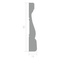 Наличник из ЛДФ Ultrawood  N 8513 (2440 х 90 х 15)