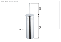 Ершик напольный Remer RB466CR RB466CR