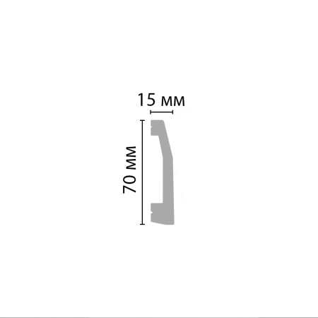 Плинтус напольный  D125ДМ