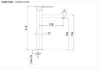 Смеситель для раковины Remer Qubika Q10L Q10L
