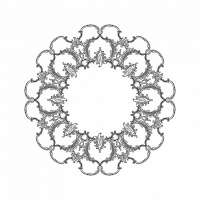 Розетка RODECOR 87017rc потолочная из полимерного гипса - Готовое решение Rodecor из элементов
