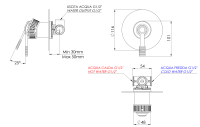 Смеситель для душа Remer Atelier AL30LXV, сталь AL30LXV