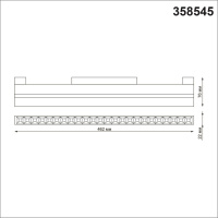 Трековый светильник NovoTech FLUM LED 4000K 24W 358545 SHINO