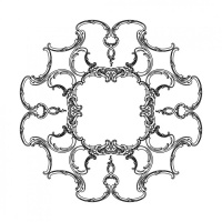 Розетка RODECOR 87013rc потолочная из полимерного гипса - Готовое решение Rodecor из элементов