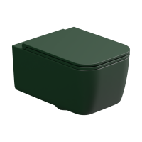 Чаша подвесного унитаза GSG Ceramic Design Brio BRWCSO036, Smeraldo Matt BRWCSO036
