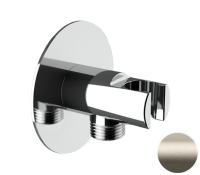 Держатель ручного душа с подключением шланга Remer 337XXV, сталь 337XXV