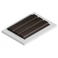 Стеновая панель из дюрополимера HIWOOD LV124 BR395 - 3D Панель