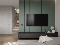 Профиль алюминиевый теневой с подсветкой Laconistiq Light Черный 23-11-300 3000×45,7×15,45