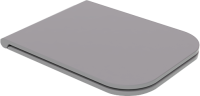 Крышка с сиденьем для подвесного унитаза с микролифтом GSG Ceramic Design Brio BRCOPRSLTICR020, цемент BRCOPRSLTICR020