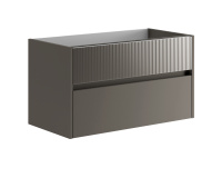 Тумба для раковины 90 см Onsen Niwa 71-BP-090-M23-V23, угольно-серый