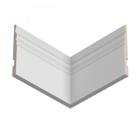 Плинтус напольный из ЛДФ Ultrawood арт. Base 5074 i (2000 x 184 x 15 мм.)