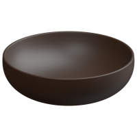 Раковина накладная 45 см GSG Ceramic Design Easy EALAVRO45035, Cacao Matt EALAVRO45035