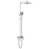 Душевая стойка ABBER Daheim AF8216L с изливом, хром