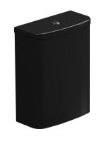 Бачок для напольного унитаза с механизмом смыва GSG Ceramic Design Like LKCIMBL002 + ACS82, черный глянцевый LKCIMBL002