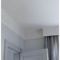 C308 Карниз Orac Decor из полиуретана - Плинтус потолочный с рисунком