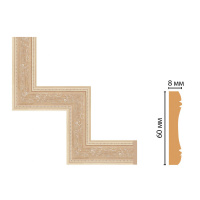 Декоративный угловой элемент  186-1-11