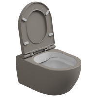 Чаша подвесного унитаза биколор GSG Ceramic Design Like LKWCSOBI000/030, White/Cashmere Matt LKWCSOBI000/030