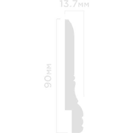 Плинтус напольный из дюрополимера HIWOOD L1605