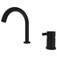 Смеситель для раковины Remer Metrica MC57NO, черный матовый MC57NO