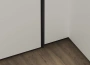 Профиль алюминиевый теневой Laconistiq Micro Серебряный муар RAL 9006 24-33-300 3000×96,5×15,7