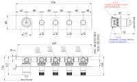 Смеситель для душа Remer Chrono CH98D4XV, сталь CH98D4XV