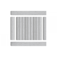 Стеновая панель из дюрополимера HIWOOD LV124L W36 - 3D Панель