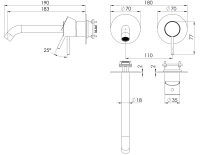 Смеситель для раковины Remer X Style X15PLWB X15PLWB