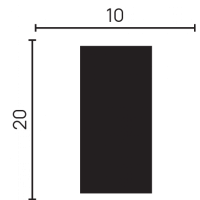 Декоративная рейка из дюрополимера ламинированная 610-69(3 метра) Decor-Dizayn