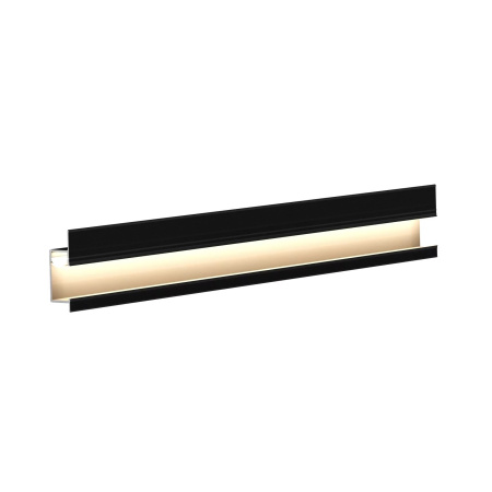 Профиль алюминиевый теневой с подсветкой Laconistiq Light Черный 23-11-300 3000×45,7×15,45