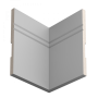 Плинтус напольный из ЛДФ Ultrawood арт. Base 5902 i (2000 x 230 x 15 мм.)