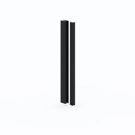 Профиль алюминиевый теневой Laconistiq Dual Mini Черный 28-11-300 3000×6×10