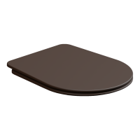 Крышка с сиденьем для подвесного унитаза с микролифтом GSG Ceramic Design Hit! HICOPRSLTICR035, Cacao Matt HICOPRSLTICR035